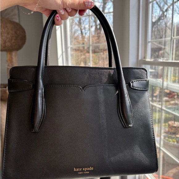 kate spade Black toujours medium satchel - Picture 3 of 8
